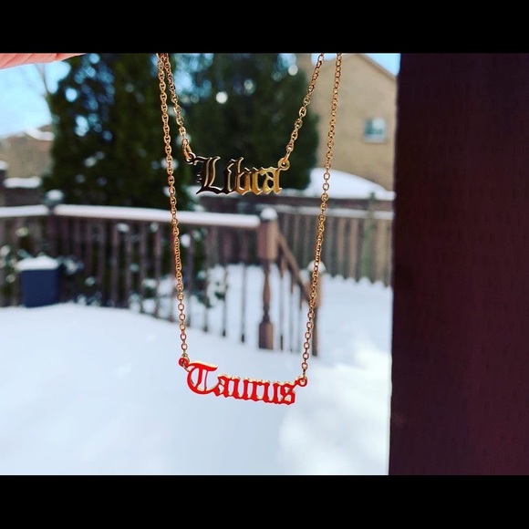 Zodiac sign necklaces - Picture 2 of 5